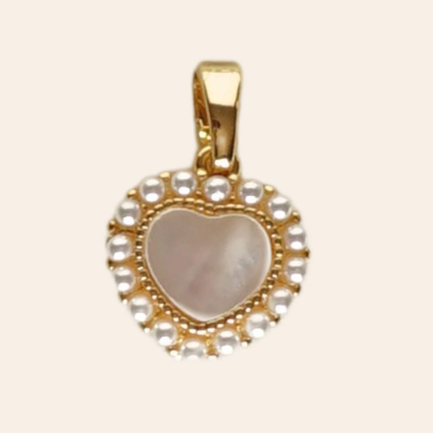 Cœur nacre perle