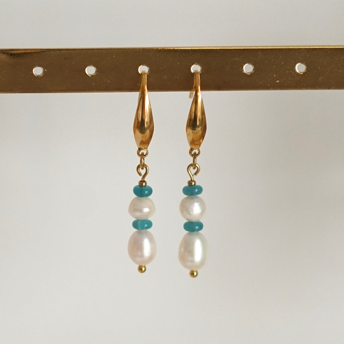 Boucles Eva bleu