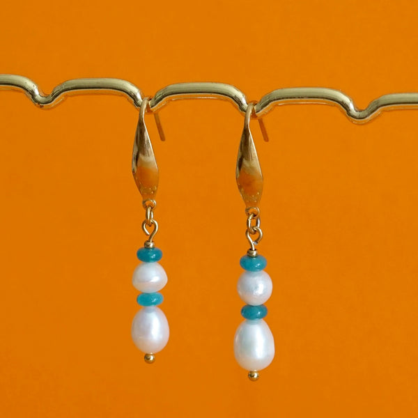 Boucles Eva bleu