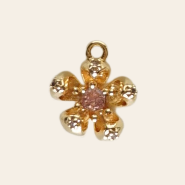 Fleur strass