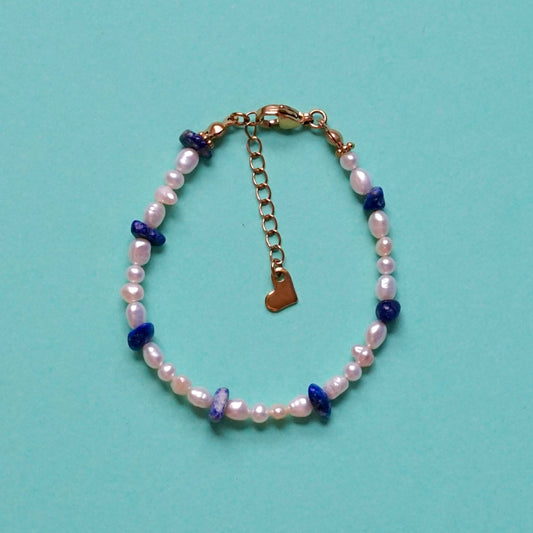 Bracelet Eva bleu foncé