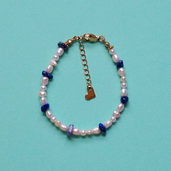 Bracelet Eva bleu foncé