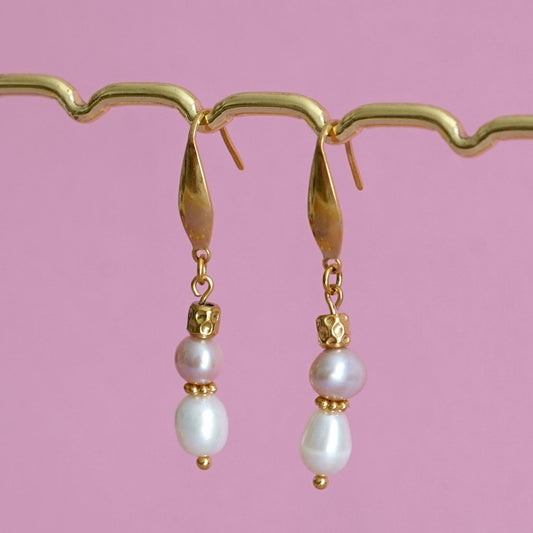 Boucles Emilie rose