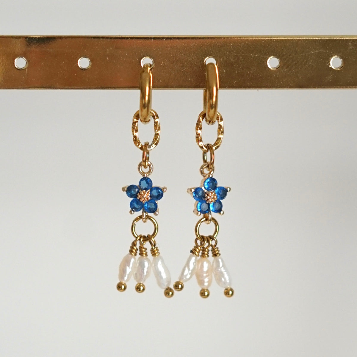 Boucles Anna bleu