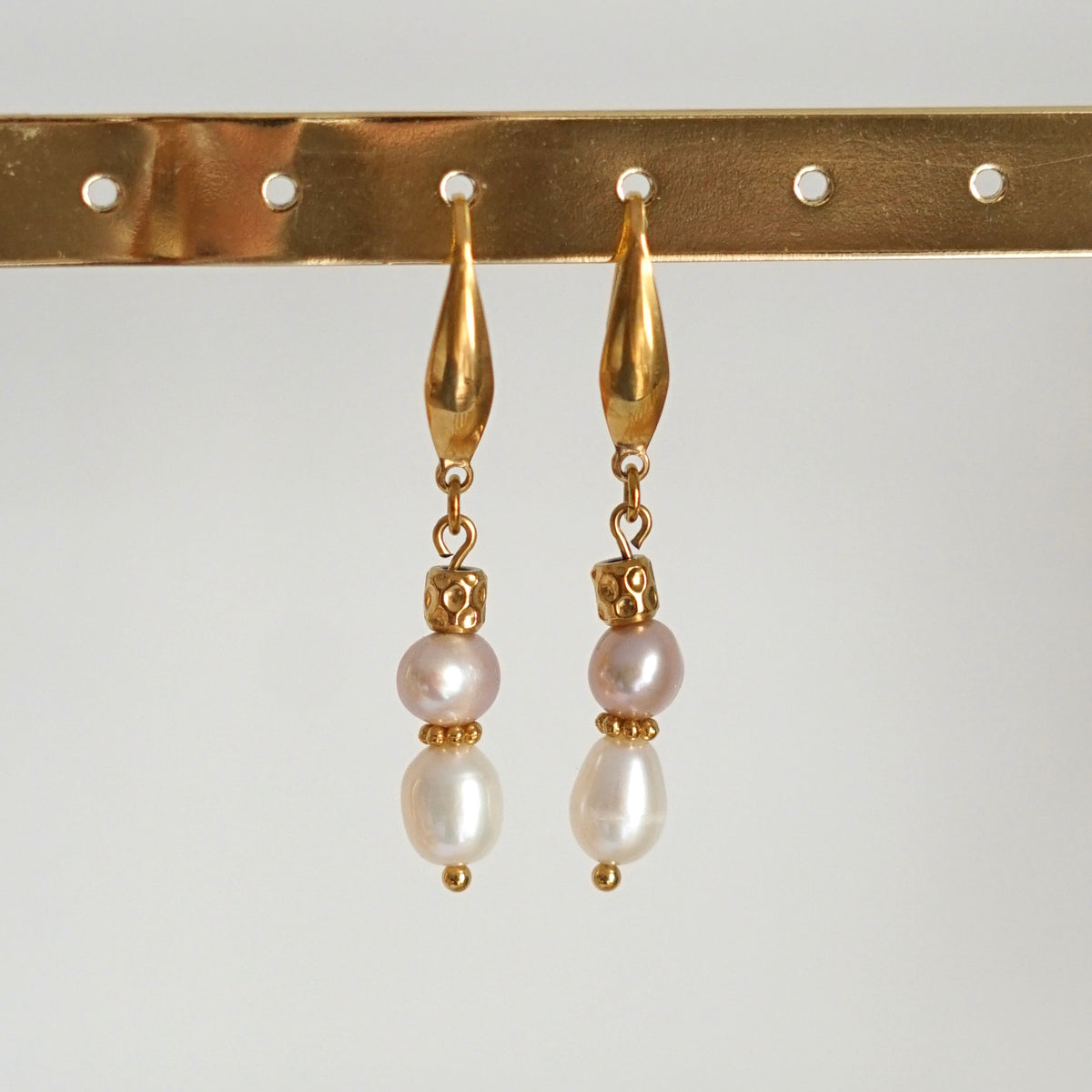 Boucles Emilie rose