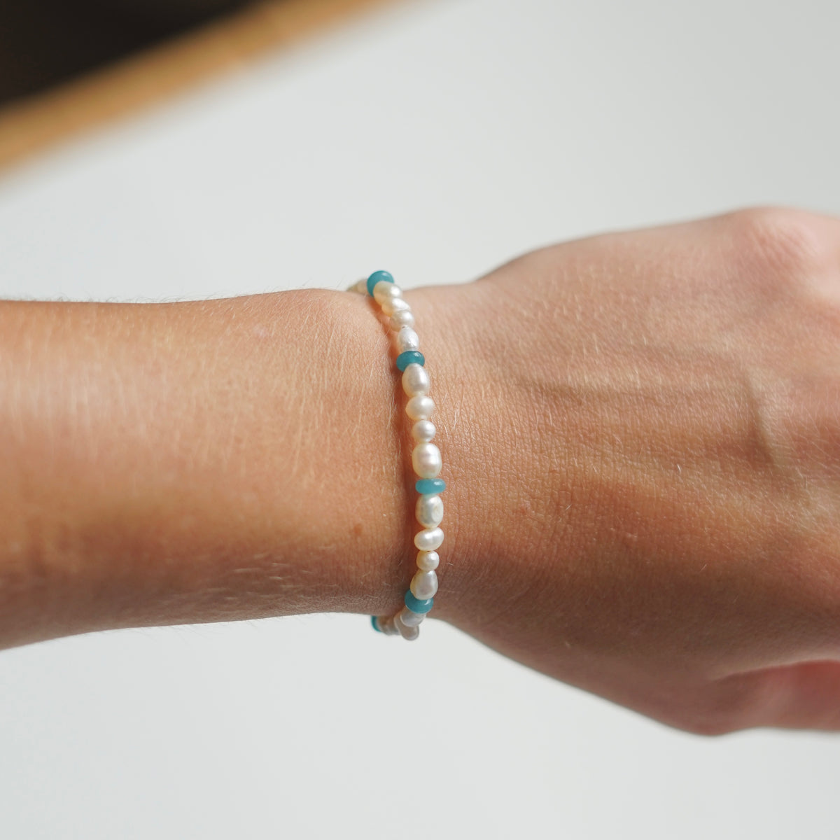 Bracelet Eva bleu clair