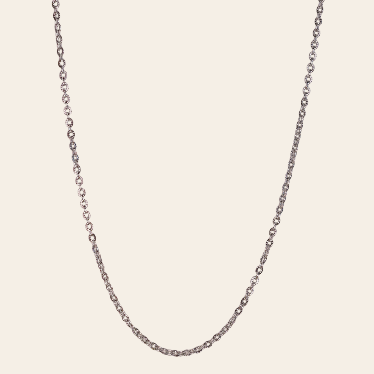 Chaine Violette argent