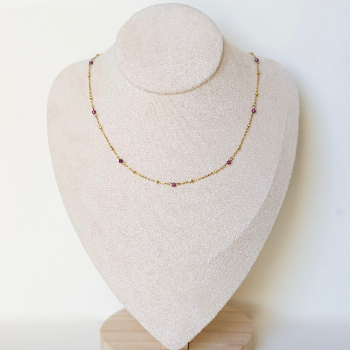 Collier Livia Fuchsia – Collection Dolce Vita