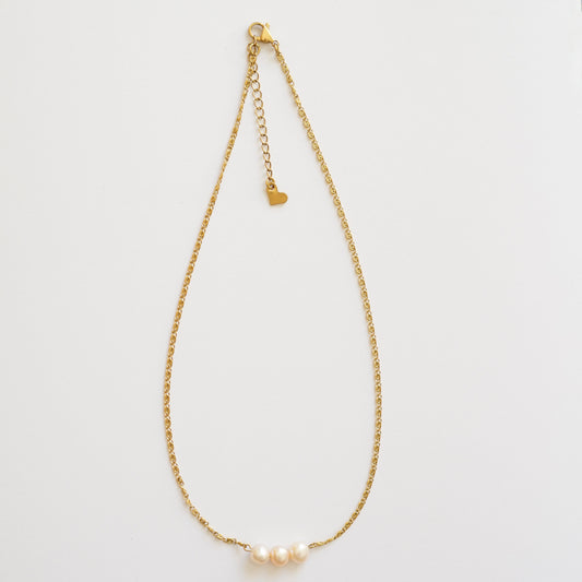 Collier Selene rose