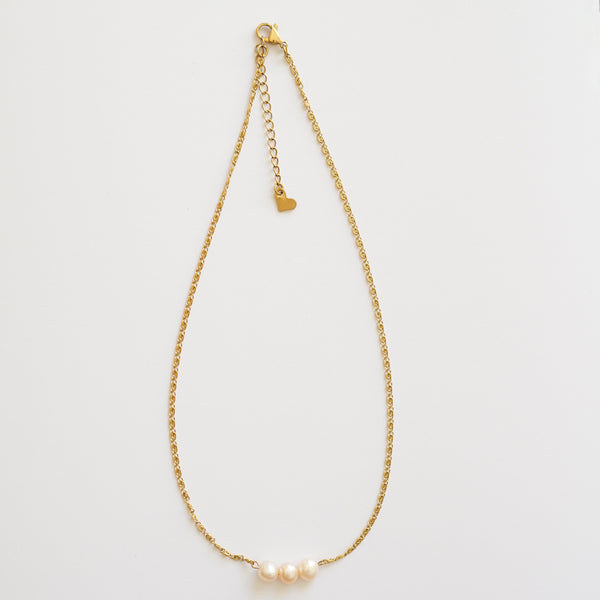 Collier Selene rose