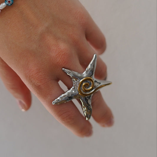 Bague étoile de mer
