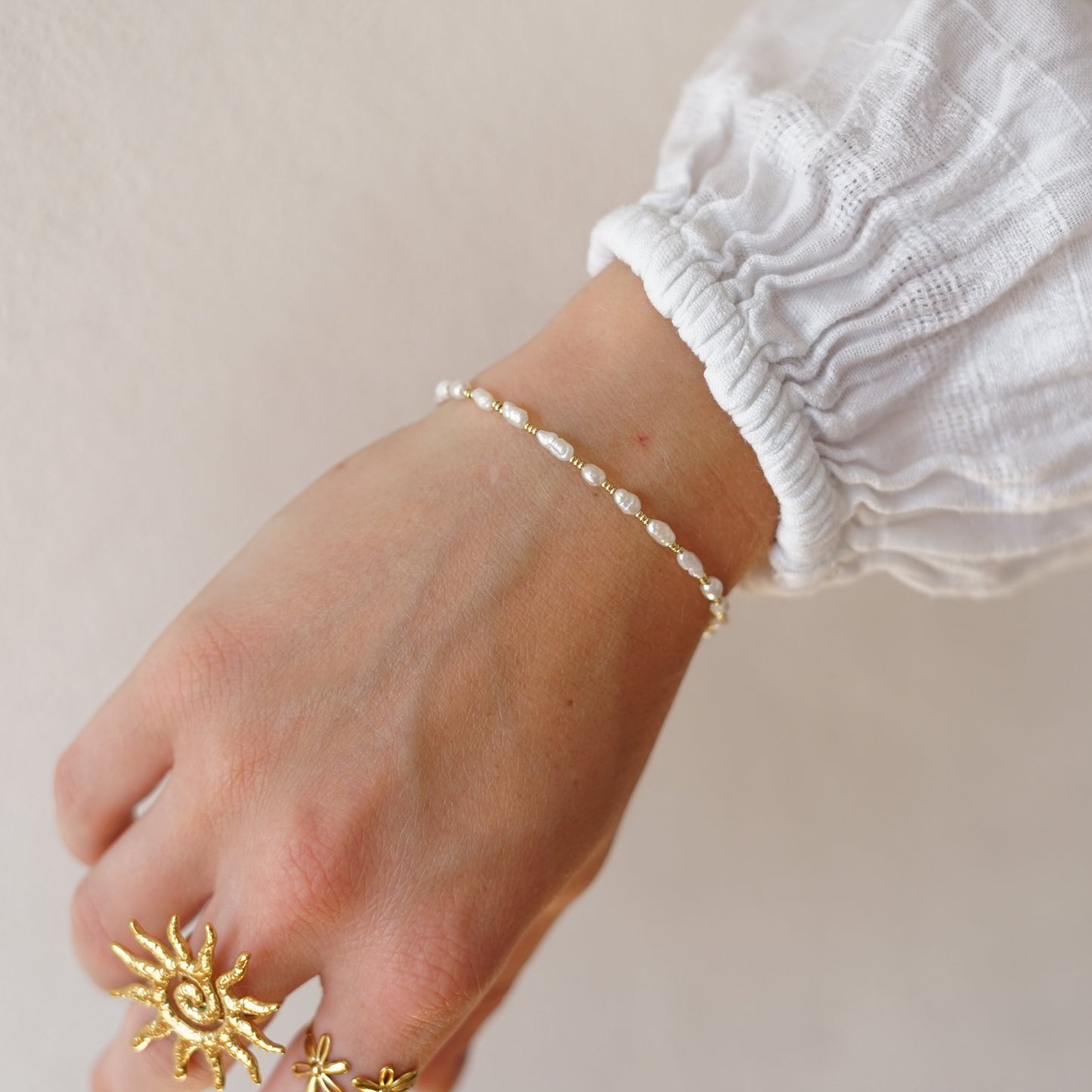 Bracelet perlé fin