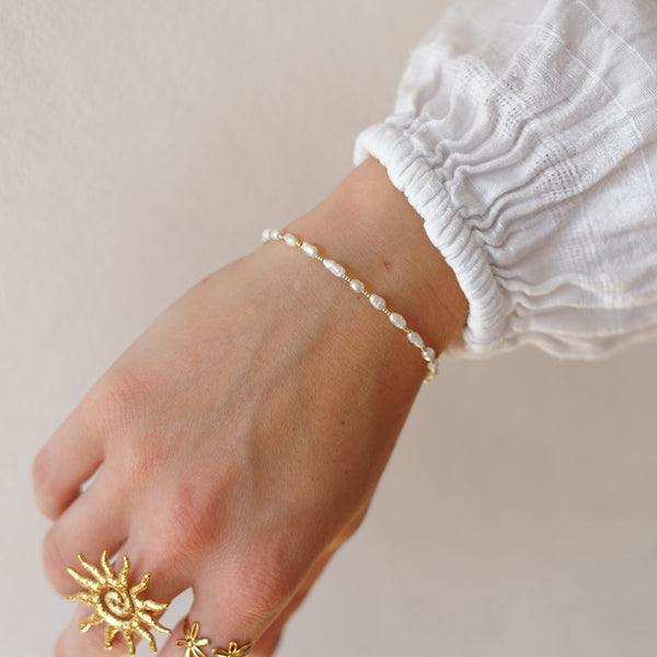 Bracelet perlé fin
