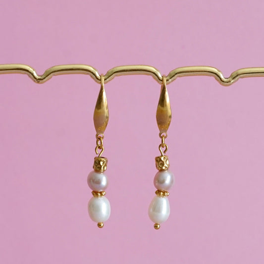Boucles Emilie rose